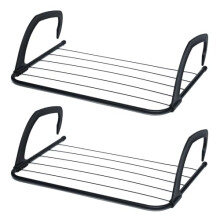 Flatro Radiator Airer 5 Bar - Radiator Clothes Drying Rack - Over Radiator Clothes Airer Indoor - Space Saving Towel Hanging Rail - Radiator Hangers