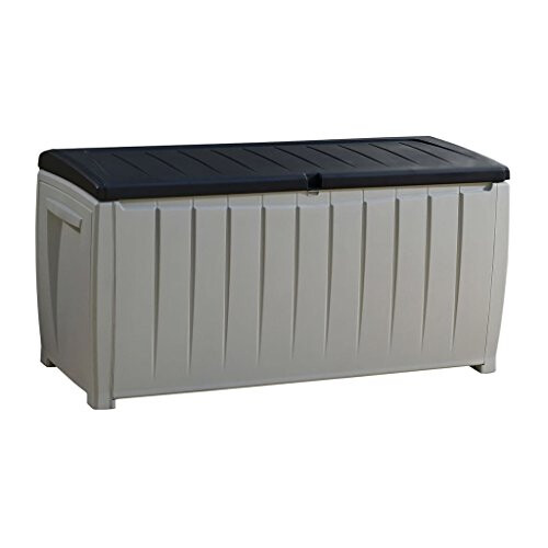 Curver Keter Waterproof Garden Storage Box with seat