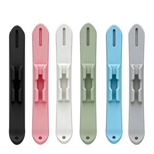 Silikon-Touch-Stifthalter für Bleistift, sicheres-Schwarz 2