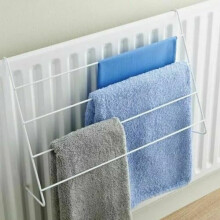 Clothes Rack For Radiator 4 Bar Folding Airer Radiator Towel Holder Clothes Dryer Drying Rack Rail Clothes Drying Rack Over Radiator Airer For Indoor