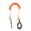 Corde de jambe de planche à pagaie, sangle de poignet,-Orange 1