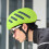 Housse de casque de vélo avec bandes-Jaune fluorescent 6