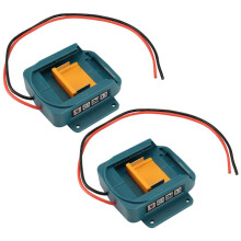 2Pcs Battery Adapter Converter for 18V Li-Ion Battery DIY Power Tool Battery Converter Adapter with 14 Awg Wires