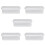 Wham Wham Clip 5 x 8.5L Rectangular Stackable Plastic Storage Boxes with Lids | Ideal for Home, Office, Toys & More | Storage Containers with Clip Locks | 5