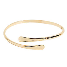 Punk Coiled Einstellbare Spirale Oberarm Manschette-Gold