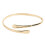 Punk Coiled Einstellbare Spirale Oberarm Manschette-Gold 1