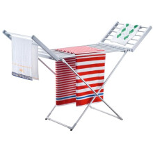 Easylife Electric Clothes Drying Rack, Winged Heated Clothes Dryer to Dry Clothes, Strong & Sturdy Indoor Heated Airer with Heated Rails for