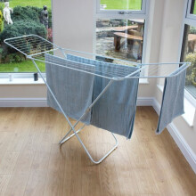 Clothes Dyer Airer Indoor/Outdoor Foldable Radiator Stand Laundry Horse Rail (18m Winged Airer)