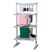 AMOS 3-Tier Electric Heated Clothes Airer with Cover & Digital Thermostat – 300W Foldable Aluminium Dryer, 36 Heating Tubes, Large Drying Capacity,