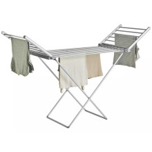 Thrink Foldable Winged Electric Laundry Drying Horse Rack | Laundry Drying Horse With Heated Folding Wings | 220W Energy Efficient | 18 Rails | With
