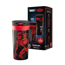 Bialetti Stranger Things Thermal Travel Mug 380ml - Glow in the Dark Keeps Temperature Not Dishwasher Safe