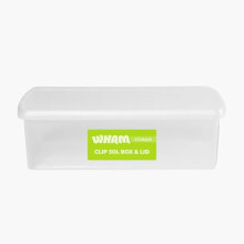 Wham Clip 30L Rectangular Stackable Plastic Storage Box with Lid | Ideal for Home, Office, Toys & More | Storage Container with Clip Lock | Made in UK