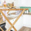 Beldray Beldray Bamboo 4 Tier Clothes Airer, Folding Indoor Drying Rack 4