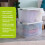 Wham Wham Clip 4 x 62L Rectangular Stackable Plastic Storage Boxes with Lids | Ideal for Home, Office, Toys & More | Storage Containers with Clip Locks | 2