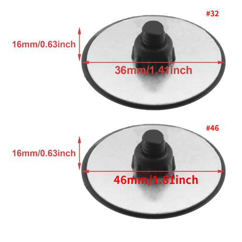 Plaque factice, couvercle de trou de vis décoratif, bloc de-32mm 1