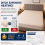 MYLEK (Fleece, Super King) Mylek Heated Electric Blanket Machine Washable 6