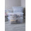 Wham Wham Crystal 68 Liter Heavy-Duty Storage Boxes - Clear Plastic, Stackable & Nestable Design for Home and Office Organization - Space-Saving Solution, 5