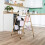Beldray Beldray 4 Tier Ladder Clothes Airer, Extendable 3.4-6.1 m 3