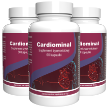 Cardiominal -
- 180 Kapsułek (3x 60 Kapsułek), Opakowanie 3 szt.