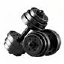 (20KG) 2-in-1 Adjustable Dumbbell & Barbell Set with Connecting Rod-Convertible Weight System for Full-Body Strength Training