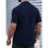 Mens Textured Short Sleeve Camp Collar Shirt Deep  S 4