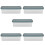 Wham Wham Clip 5 x 7L Rectangular Stackable Plastic Storage Boxes with Lids | Ideal for Home, Office, Toys & More | Storage Containers with Clip Locks | 5