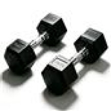 (15KG PAIR) Professional Grade Rubber Hex Dumbbells Anti-Roll, Noise-Reducing, Ergonomic Knurled Grip for Home Gym & Studio Strength Training