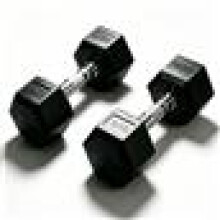 (10KG PAIR) Professional Grade Rubber Hex Dumbbells Anti-Roll, Noise-Reducing, Ergonomic Knurled Grip for Home Gym & Studio Strength Training