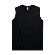 Mouwloze Shirts voor Mannen Casual Tanktops Spier Shirt Zomer T-Shirts Strand Losse Fit T-Shirt Zwart M