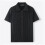Herren-Kurzarm-Strickhemd mit Vertikalem Jacquardmuster Schwarz L 3