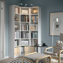 IKEA BILLY Corner Bookcase 95x95x28x202cm