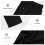 Mens Linen Blend Drawstring Casual Pants Black S 5