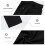Mens Linen Blend Drawstring Casual Pants Black M 5