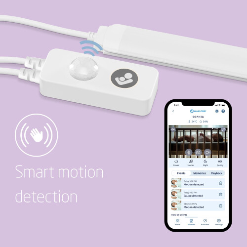 Maxi-Cosi Maxi-Cosi Glow Crib Light, Light with Smart Motion Detection, Customizable Settings in app, Easy Installation 1