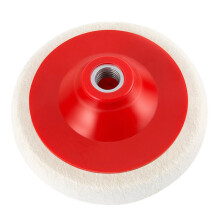 125mm Thickened Wool Polishing Wheel M14 Thread Disc for Angle Grinder Marble Glass Metal Rust Removal Polish Pad