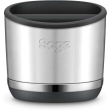 Sage - the Knock Box 20 - for Easy & Mess-Free Disposal of Coffee Pucks - Stores up to 20 Espresso Pucks, Brushed Stainless Steel