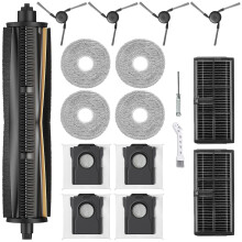 UPUPDAY Accessories Replacement Parts for Dreame X40 Ultra Complete /X40 Master /L40 Ultra, Accessories for Mova P50 Pro Ultra, 1 TriCut Brush