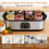 Yogurt Maker, Probiotic Yogurt Maker with 8 Glass Jars LED Display Adjustable Time and Temperature Yoghurt Maker 4