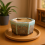 (01) Ceramic Succulent Pot - Drunken Glaze Desk Decor 10