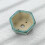 (01) Ceramic Succulent Pot - Drunken Glaze Desk Decor 18