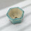 (01) Ceramic Succulent Pot - Drunken Glaze Desk Decor 20