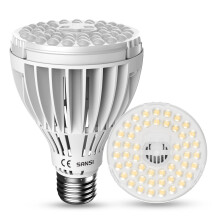 SANSI Grow Light Bulb for Plant 24W 250W eq. Full Spectrum PAR25 E27 | LED Indoor Grow Lamp, For Seedlings Plants Flowers Fruits, PPF: 40μmol/s
