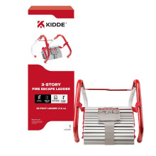 Kidde KS468094 25ft 3-Storey Escape Ladder, Red/White