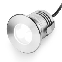 CNBRIGHTER LED Underwater Pool Lights, 3W,12V-24V DC, IP68 Waterproof,Stainless Steel Aluminum,for In-Ground Swimming Pools Steps Ponds Fountains