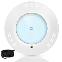 LyLmLe LED Swimming Pool Light Resin Filled Ultra-Flat,35W Underwater Submersible Lights Surface Mounted (Equivalent 300W Halogen Bulbs)