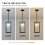 diisunbihuo Crystal Pendant Light, Black Rectangular Hanging Ceiling Light, E27 Dimmable Bulb Compatible 3