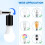 Ceramic Light Bulb Socket Extender, Heat-Resistant E26/E27 Light Socket Adapter with 4.5 Inch Extension for Camera, Lamp 4