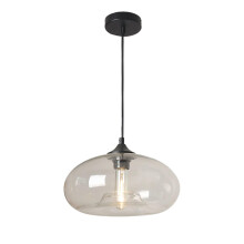 Tropibed Industrial Pendant Light, Colorful Glass Pendant Lighting Fixtures for Kitchen Island Farmhouse Creative Glass Pendant Light Shade Vintage