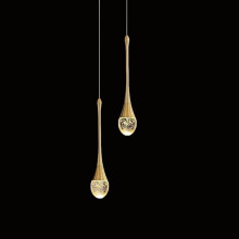 ZenithBeam 59''/150cm Foyer Entrance Crystal Chandeliers Big Living Room 2Lights Ceiling Light Gold Staircase Pendant Lights High Ceiling Hanging