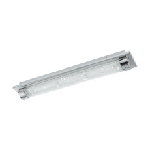 Eglo 97055 TOLORICO LED Bathroom Wall or Ceiling Light in Chrome and Crystal